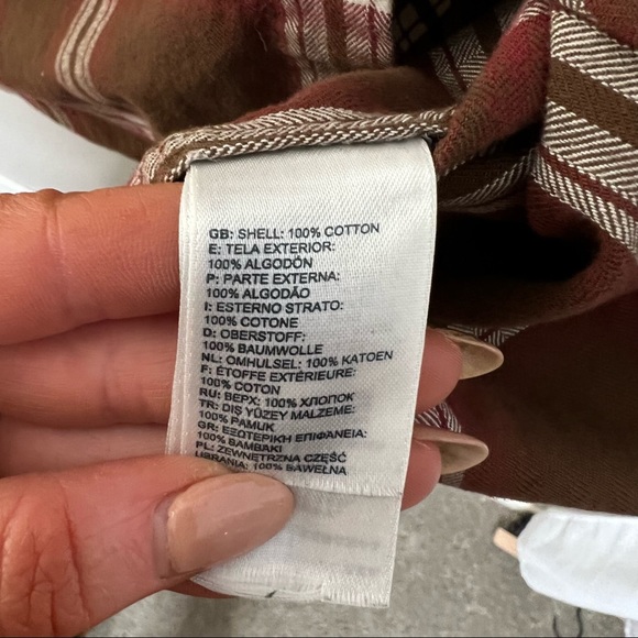 The North Face Mens plaid button up-size xl - Picture 10 of 11